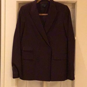 Theory double breasted blazer